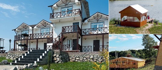 База отдыха Белые камни в Рязани — домики и коттеджи с ценами 2026